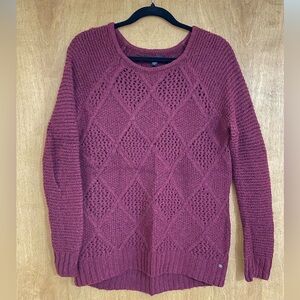 American Eagle burgundy sweater